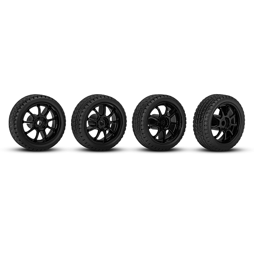Р/у машинка для дрифта М1:24,2.4GHz,4WD,сменные шины 4шт., конусы 4шт.,свет,с аккум.,цвет черный,в/к 22,4х14,5х10,8см в Джамбо Тойз #19
