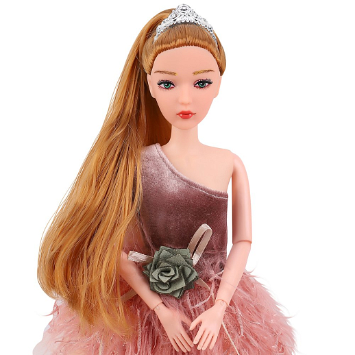 Кукла "Принцесса"с шарнирными руками и ногами, в комплекте домашний питомец, аксессуары, в/к 34,5х6,6х34,5 см в Джамбо Тойз #5