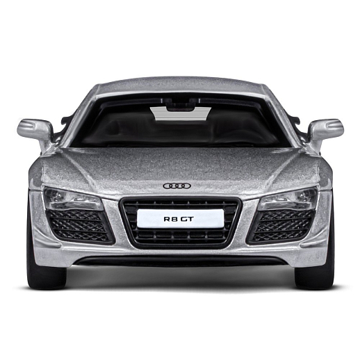 ТМ "Автопанорама" Машинка металлическая 1:43 Audi R8 GT, серебро, откр. двери, инерция, в/к 17,5*12,5*6,5 см в Джамбо Тойз #8