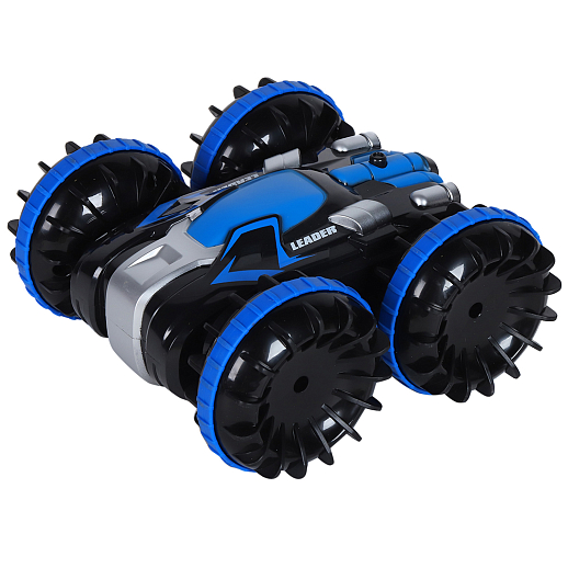 AUTODRIVE Р/У Перевертыш-амфибия, 2.4GHz, 4WD, переворот,разворот на 360,аккум. в компл., синий, в/к 29*22*8см в Джамбо Тойз #3
