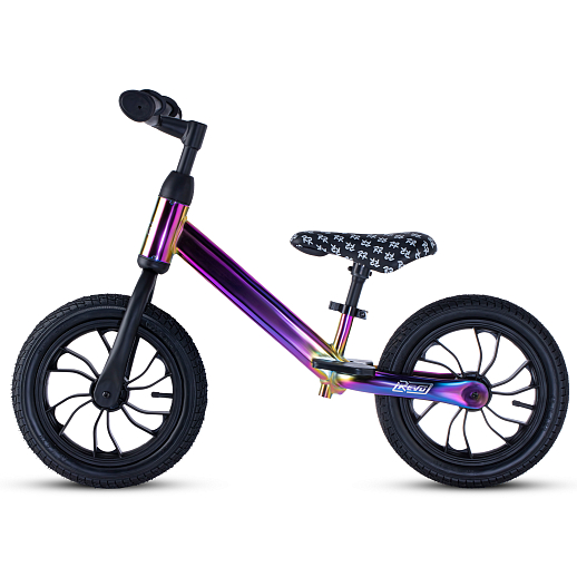 Беговел "CITYRIDE REVO" air 12". Рама сталь, вынос, диск пластик. Сиденье с эксцентриком. Цвет бензин розовый в Джамбо Тойз #3