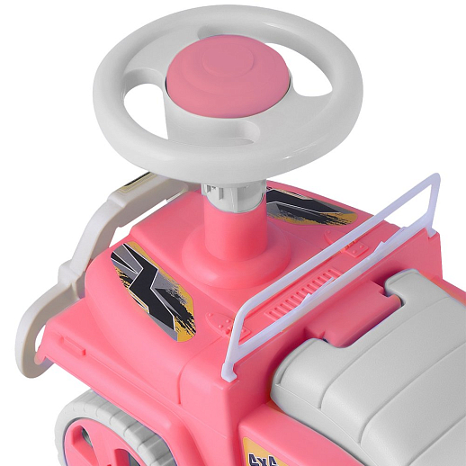 ТМ "Компания Друзей" Каталка Толокар "Внедорожник" розовый сигнал на руле, в/к 55х45х24 см в Джамбо Тойз #6