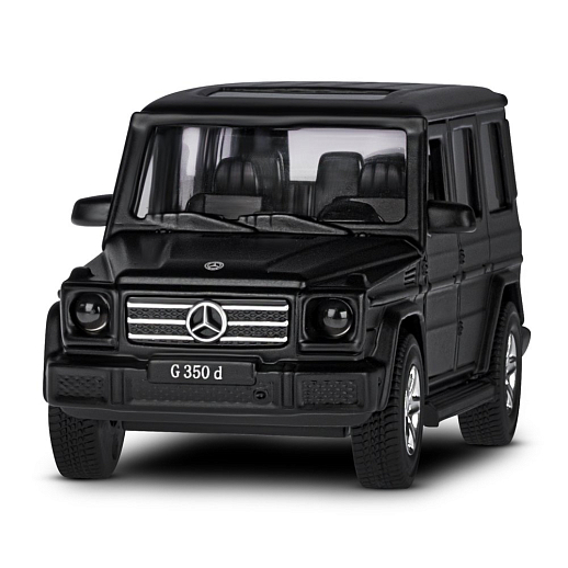 ТМ "Автопанорама" Машинка металлическая 1:42 Mercedes-Benz G350d, черный, откр. двери, инерция, в/к 17,5*12,5*6,5 см в Джамбо Тойз #6