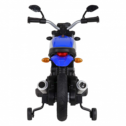 Мотоцикл двухколесный на аккум. 6V6AH*1,  2*15W, свет, звук, надувные колёса, красный, размер мотоцикла 107*53*72см. в Джамбо Тойз #6