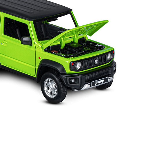 ТМ "Автопанорама" Машинка металлическая, 1:18, Suzuki Jimny, зеленый, открываются двери, капот и багажник, свободный ход колес, световые и звуковые эффекты, в/к 24,5х12,5х10,5 см в Джамбо Тойз #19