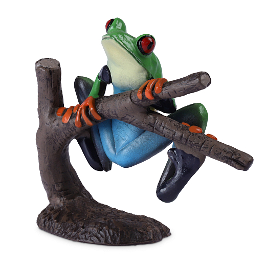 ТМ "DARWIN,  Коллекционная фигурка "Красноглазая квакша" на ветке в/п 8х3,7х6,8 см в Джамбо Тойз