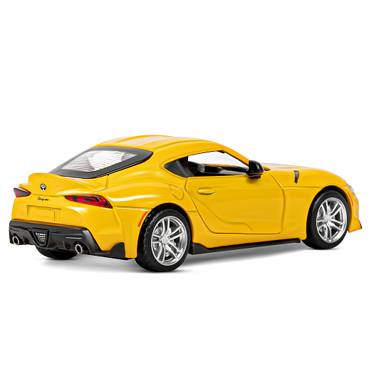 ТМ "Автопанорама" Машинка металлическая 1:31 Toyota Supra [US], желтый, откр. двери, свет, звук, инерция в/к 17,5*13,5*9 см в Джамбо Тойз #9