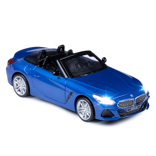 ТМ "Автопанорама" Машинка металлическая 1:30 BMW Z4 M40i, синий, свет, звук,откр. двери, инерция, в/к 18*13,5*9 см в Джамбо Тойз #15
