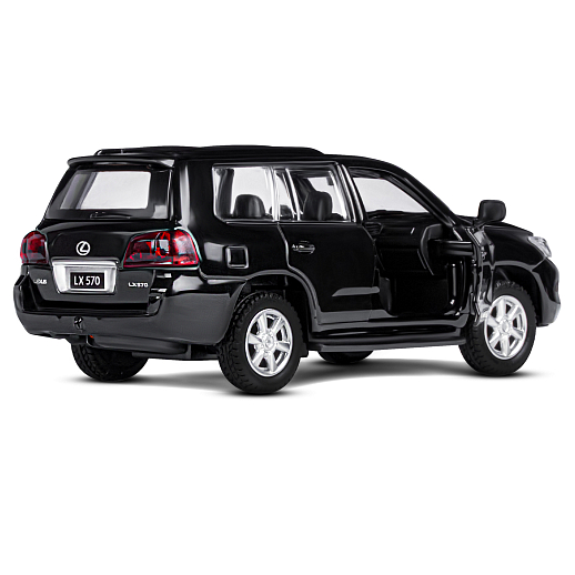 ТМ "Автопанорама" Машинка металлическая 1:43  Lexus LX570, черный, откр. двери, инерция, в/к 17,5*12,5*6,5 см в Джамбо Тойз #12