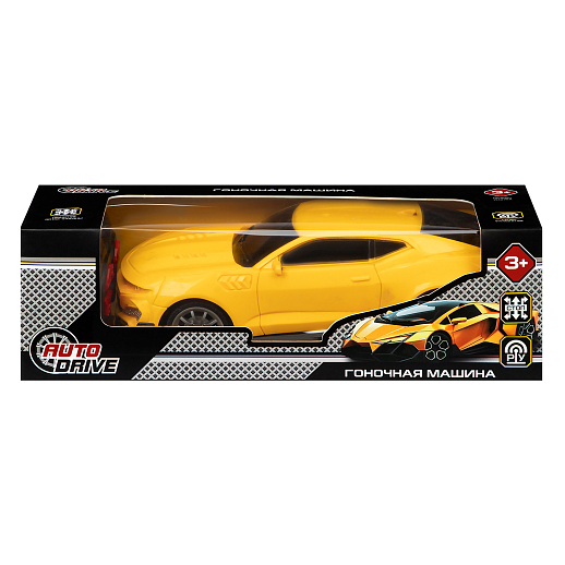 AUTODRIVE Р/У Машинка, 4 канала, цвет желтый, в/к 24*9,5*7,5см в Джамбо Тойз #2