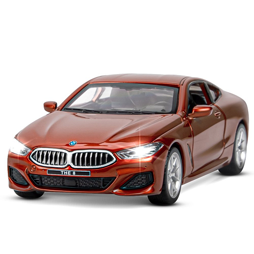 ТМ "Автопанорама" Машинка металлическая 1:35 BMW M850i Coupe, красный, откр. двери, свет, звук, инерция в/к 17,5*13,5*9 см в Джамбо Тойз #4