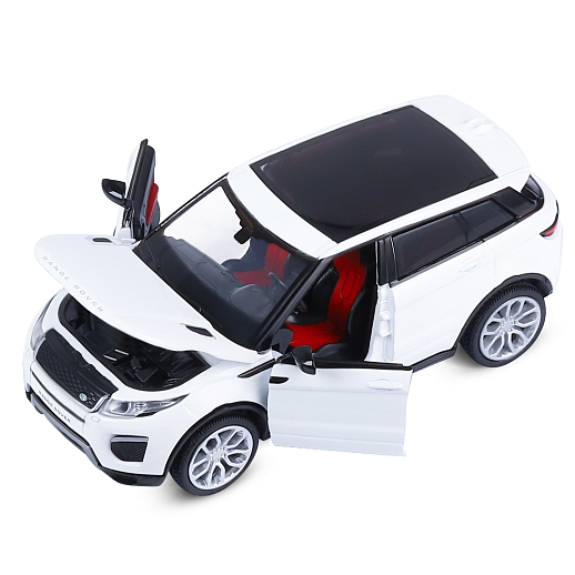 ТМ "Автопанорама" Машинка металлическая 1:32  Range Rover Evoque, белый, свет, звук, откр. двери и капот, инерция, в/к 17,5*13,5*9 см в Джамбо Тойз #12