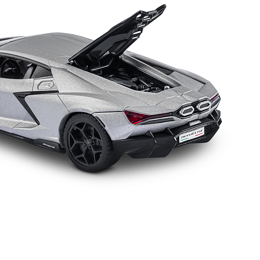 ТМ "Автопанорама" Машинка металл. 1:32 Lamborghini Revuelto, серый, инерция, откр. двери, в/к 17,5*12,5*6,5 см в Джамбо Тойз #19