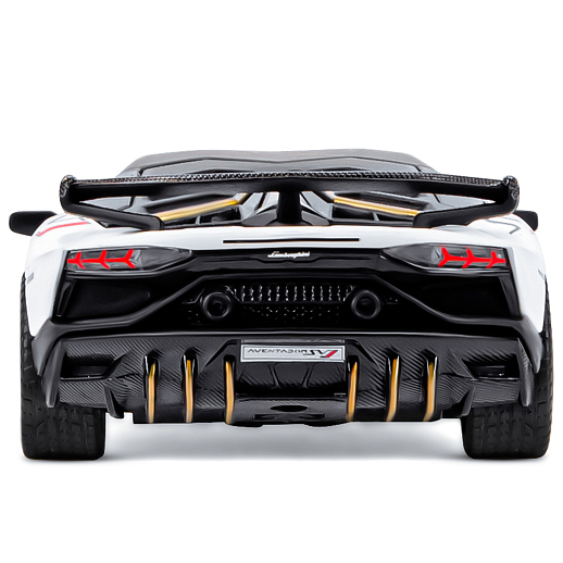 ТМ "Автопанорама" Машинка металлическая, 1:32 Lamborghini SVJ, белый, откр. двери и багажник, свет, звук, инерция,  в/к 17,5*12,5*6,5 см в Джамбо Тойз #12