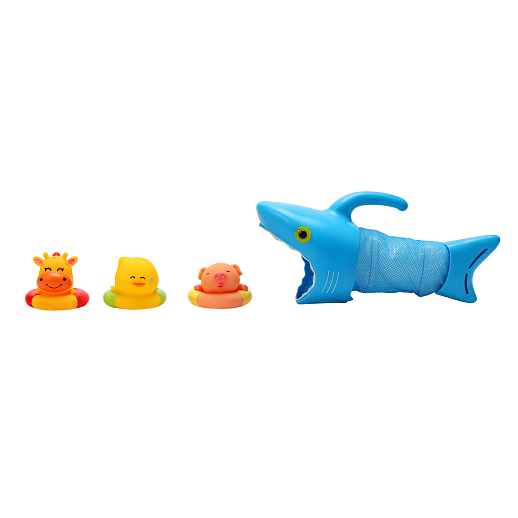 Игровой набор для купания, в комплекте акула и 3 игрушки, в/к 32,2х10,7х25,5см в Джамбо Тойз #2