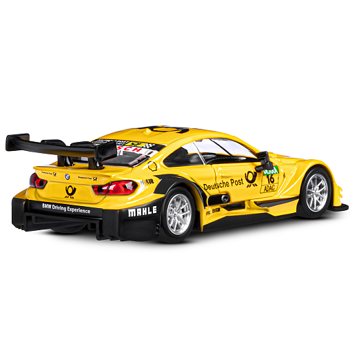 ТМ "Автопанорама" Машинка металлическая 1: 44 BMW M4, желтый, откр. двери, инерция, в/к 17,5*12,5*6,5 см в Джамбо Тойз #7