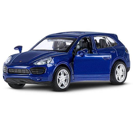 ТМ "Автопанорама" Машинка металлическая 1:43 Porsche Cayenne S, синий перламутр, откр. двери, инерция, в/к 17,5*12,5*6,5 см в Джамбо Тойз #5