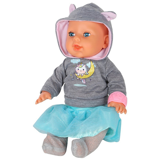 ТМ "Amore Bello" Пупс интерактивный, русский язык, реагирует на прикосновения, пьет, писает, засыпает, может заболеть (покраснение лица, кашель) и вылечиться с помощью шприца в Джамбо Тойз #2