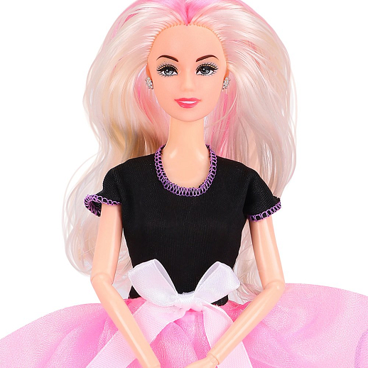 Кукла "Модница" с шарнирными руками, в комплекте тележка и игрушечные продукты, в/к 26х6,5х33 см в Джамбо Тойз #5