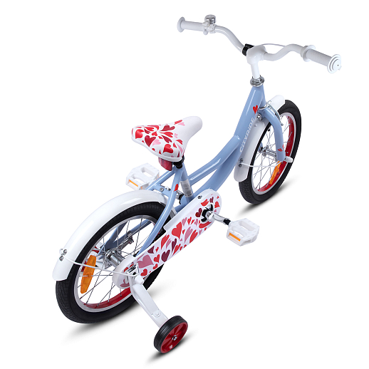 Велосипед двухколёсный CITYRIDE, модель CR-B2-04H, колеса 16", рама сталь, колеса алюмниий, балансирные колеса, картриджная каретка, цвет голубой в Джамбо Тойз #2