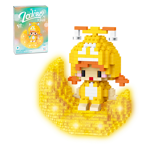 Конструктор "Зодиак Весы" 412 дет., свет, в/к 11,5*4,5*16,0 см в Джамбо Тойз