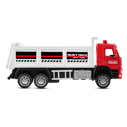 ТМ "Автопанорама" Машинка металлическая 1:72 VOLVO FM грузовик, красный, откр. двери, инерция, в/к 17,5*13*6,5 см в Джамбо Тойз #7
