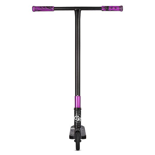 Трюковый самокат CITYRIDE REVO, в/к, T-bar сталь 53*60см, дека алюм.50*10см, колеса PU 86A 110мм, алюм. диск, вилка сталь., HIC, цвет фиолетовый в Джамбо Тойз #5