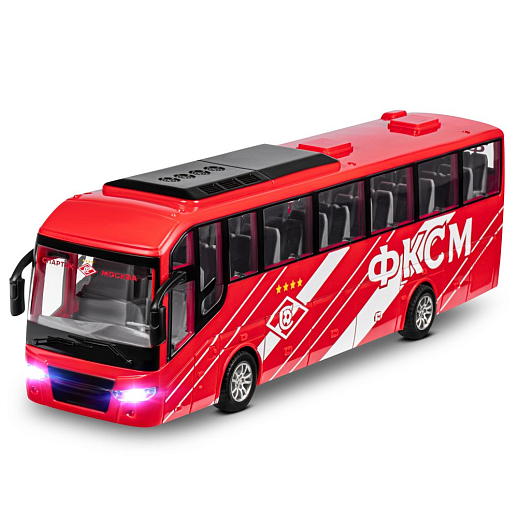 Р/У автобус Спартак, с аккум., цвет красный, в/к 40*12,5*13см в Джамбо Тойз #9