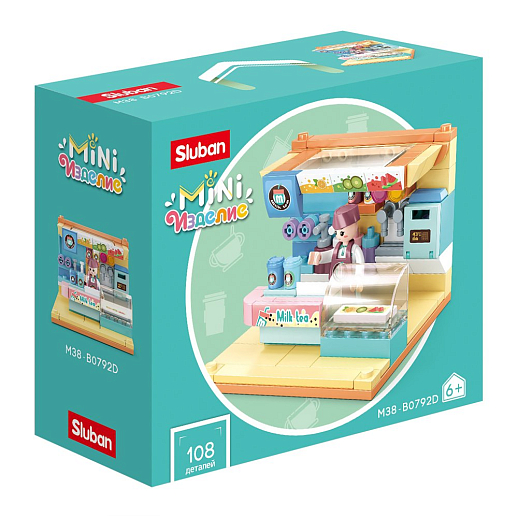 Конструктор "Мини-набор"Кафе" 108 дет., 14.6*14.6*6.2 в Джамбо Тойз #3