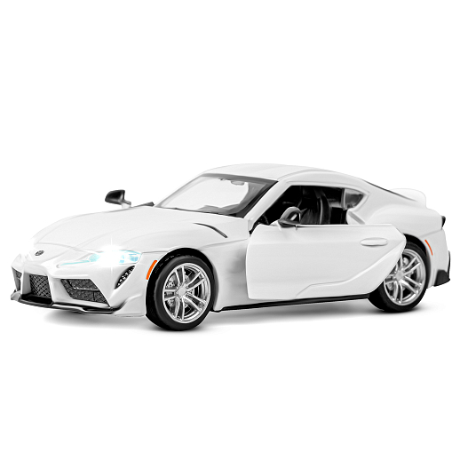 ТМ "Автопанорама" Машинка металл. 1:31 Toyota Supra [US], белый, откр. двери, свет, звук, инерция в/к 18*9*13,5 см в Джамбо Тойз #5