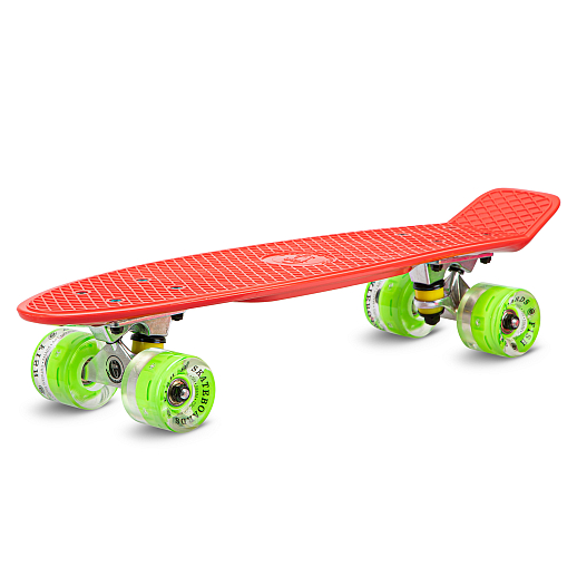 Скейтборд Fish, дека PP р-р 22"х6", колеса 60х45мм 78А, PU, LED, ABEC-7, подвеска алм.3,25" в/п в Джамбо Тойз #2