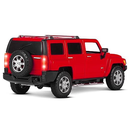 ТМ "Автопанорама" Машинка металлическая, 1:24, Hummer H3, красный,  откр. передние и задняя дверь, капот, свет, звук, свободный ход колес, в/к 24,5 х 12,5 х 10,5 см в Джамбо Тойз #11
