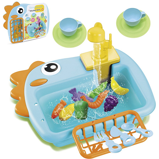 Игровой набор "Раковина-динозаврик", голубой в/к 29,5*8*23,5 см в Джамбо Тойз