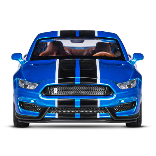 ТМ "Автопанорама" Машинка металлическая 1:32 Ford Shelby GT350, синий, свет, звук, откр. двери, капот и багажник, инерция, в/к 17,5*13,5*9 см в Джамбо Тойз #11