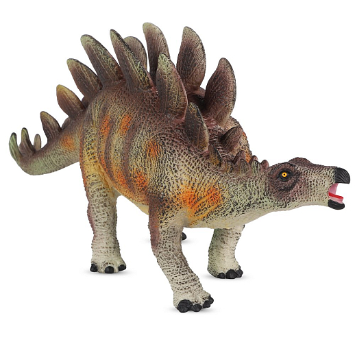 ТМ "КОМПАНИЯ ДРУЗЕЙ", серия "Животные планеты Земля". Динозавр с чипом, звук - рёв животного, эластичная поверхность с шероховатостями, мягкий наполнитель, бирка, 38*8*15 в Джамбо Тойз #7