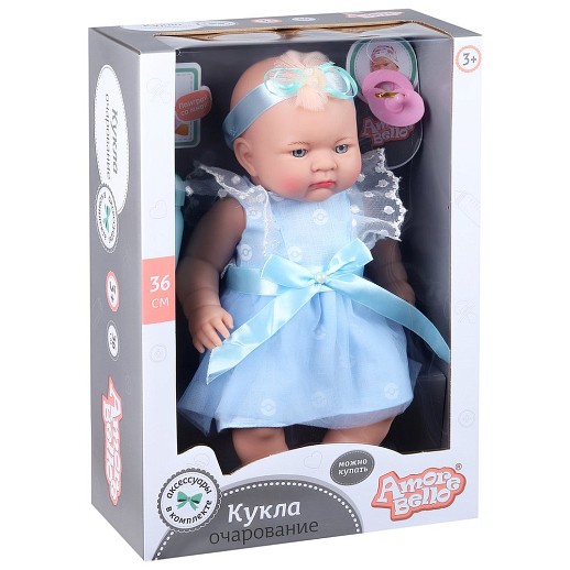 ТМ "Amore Bello" серия "Очарование" Кукла 36 см , в/к 37,5х12х26см в Джамбо Тойз #2