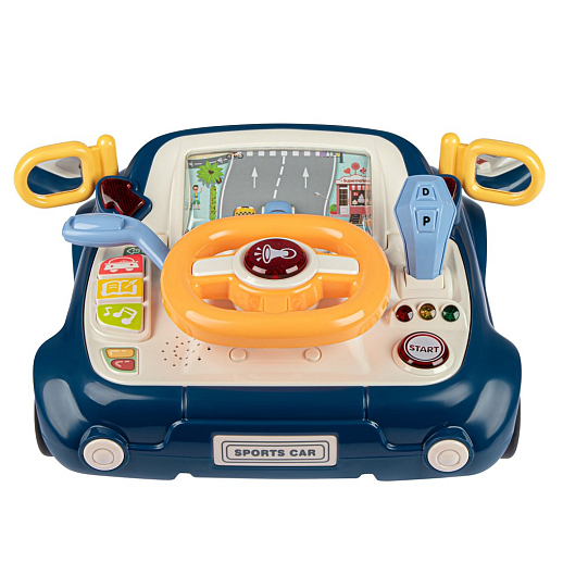 ТМ "Smart Baby" Руль, свет, Шаинский, русская озвучка, цвет синий, в/к 29,7х13х27,5 см в Джамбо Тойз #2