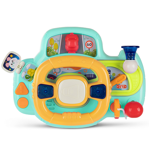 ТМ "Smart Baby" Руль музыкальный, мелодии Шаинского, свет, звук, русский язык, в/к 23,5х10х18 см в Джамбо Тойз #4