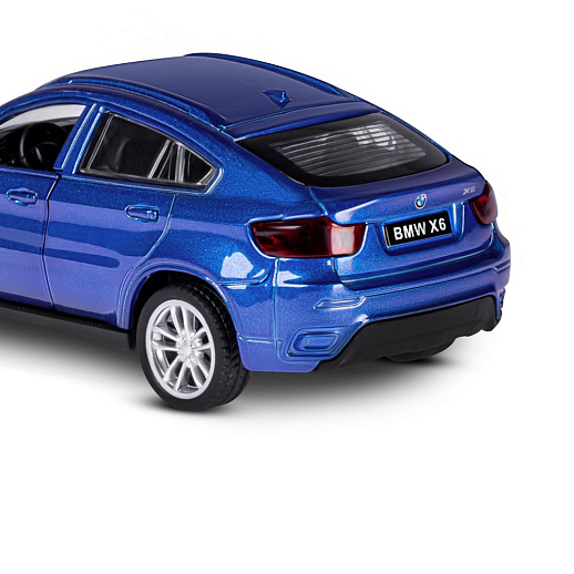 ТМ "Автопанорама" Машинка металлическая 1:43 BMW X6,синий, откр. двери, инерция, в/к 17,5*12,5*6,5 см в Джамбо Тойз #15