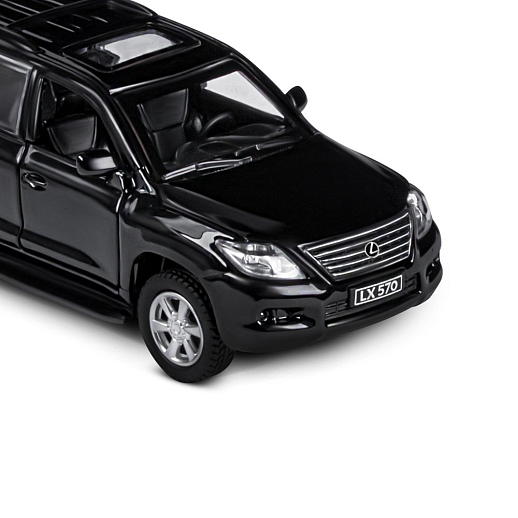 ТМ "Автопанорама" Машинка металлическая 1:43  Lexus LX570, черный, откр. двери, инерция, в/к 17,5*12,5*6,5 см в Джамбо Тойз #14
