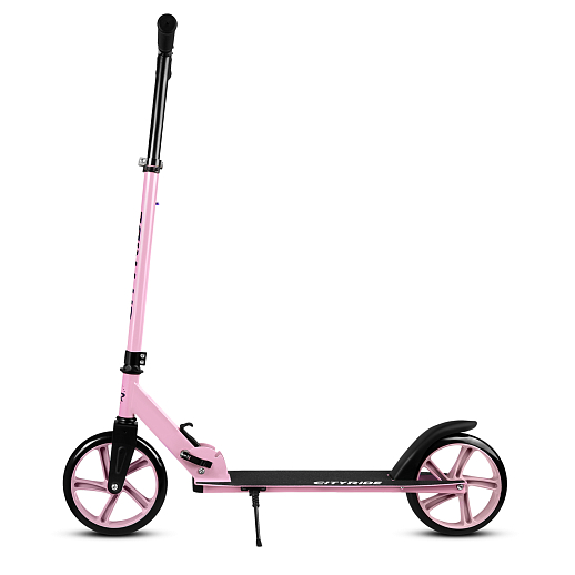 2хкол. самокат CITYRIDE 200, сталь 100%, грипсы 135мм TPR, колеса PU 200/200 мм. Розовый в Джамбо Тойз #6