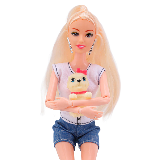 Игровой набор "Кондитерская", в комплекте кукла с шарнирными руками, мебель, аксессуары, в/к 22*5,6*32 см в Джамбо Тойз #11