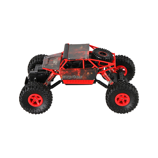 Машинка на радиоуправлении Краулер AUTODRIVE, 1:18, 2.4G, 4WD, с зарядкой, 5 каналов: вперед/назад, повороты, преодоление препятствий, цвет красный, в/к 32*18*23см в Джамбо Тойз #4