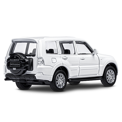 ТМ "Автопанорама" Машинка металлическая 1:43 Mitsubishi Pajero 4WD Turbo,белый, откр. двери, инерция, в/к 16*7,5*5 см в Джамбо Тойз #9