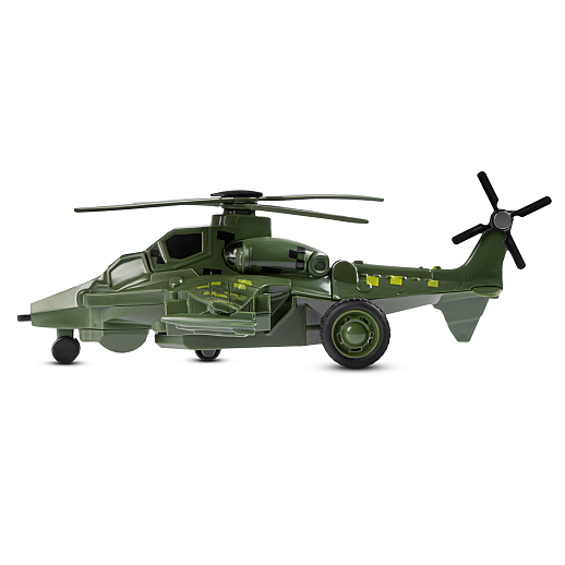 Вертолет-трансформер, трансформация при нажатии на кнопку/при столкновении с препятствием, фрикционный механизм, в/к 15,5*6*13,5см в Джамбо Тойз #5