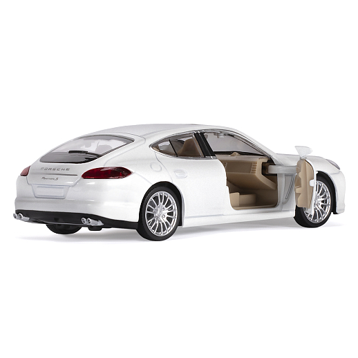 ТМ "Автопанорама" Машинка металлическая 1:32  Porsche Panamera S,белый, свет, звук, откр. двери, инерция, в/к 17,5*13,5*9 см в Джамбо Тойз #9