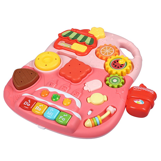 Ходунки, игровой центр, свет, звук, цвет розовый, в/к 38х11х34,5 см в Джамбо Тойз #23
