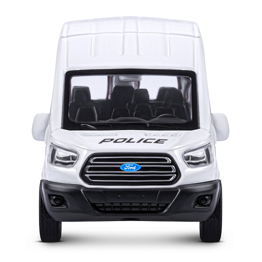 ТМ "Автопанорама" Машинка металлическая 1:52, Ford Transit, белая, откр. двери, инерция, в/к 17,5*12,5*6,5 см в Джамбо Тойз #9