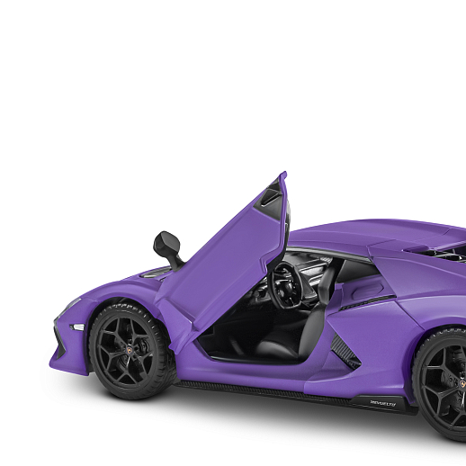 ТМ "Автопанорама" Машинка металл. 1:32 Lamborghini Revuelto, фиолетовый, инерция, откр. двери, в/к 17,5*12,5*6,5 см в Джамбо Тойз #16