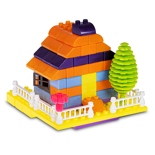 ТМ "Компания Друзей" Набор конструктора, средние детали, 317 деталей, в контейнере 13х12,5х13 см в Джамбо Тойз #26